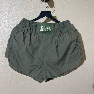 Daily Drills Green Athletic Shorts